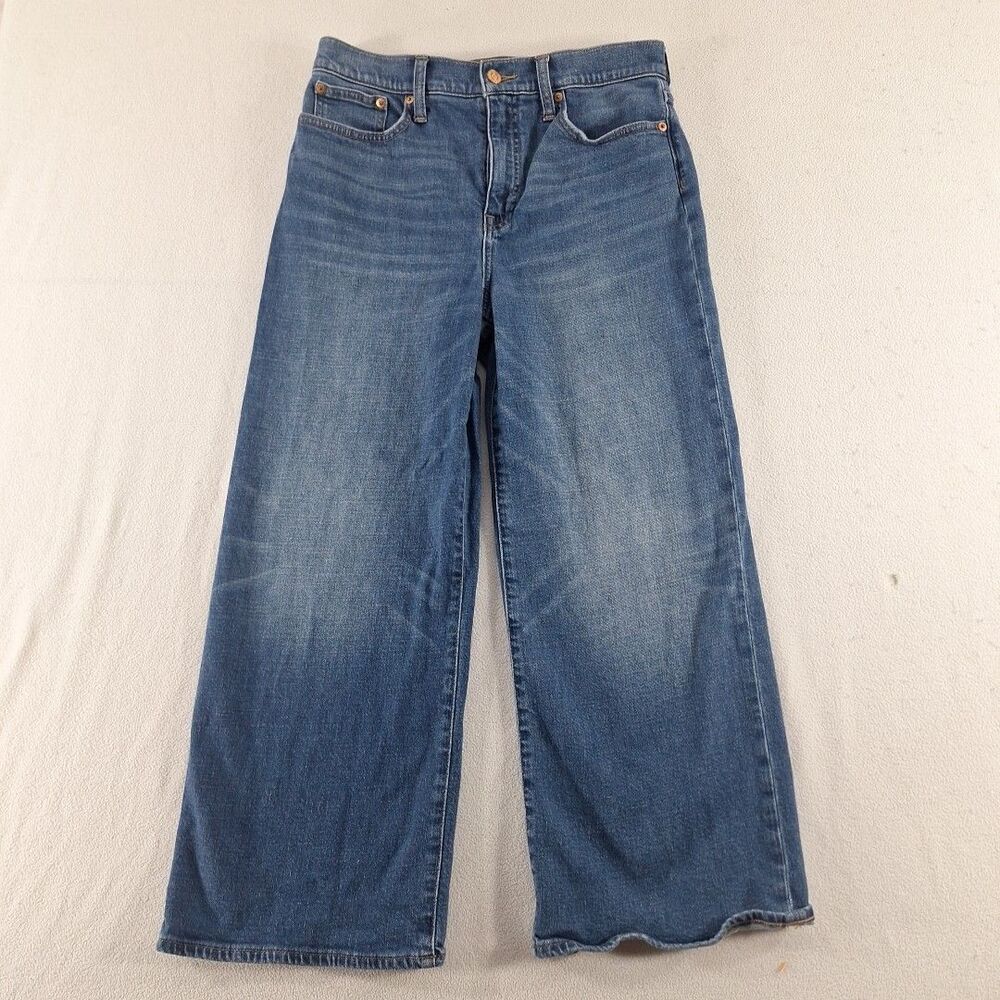 J Crew Jeans Slim Wide Leg Rodeo Wash 29 Womens baggy y2k look